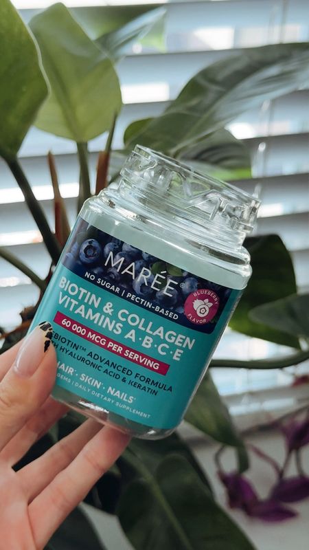 My new obsession: healthy skin, hair, and nails - Maree Vitamin B1 Thiamine & B7 Biotin Gummies! 🌈 These vibrant gummies are not just delicious, they're packed with a powerful punch of essential vitamins including A, E, D, and C, along with Keratin. 

1️⃣ Comprehensive vitamins complex
2️⃣ Keratin for stronger hair and nails
3️⃣ Delicious, easy to take daily

#MareeGummies #VitaminB1 #VitaminB7 #BiotinBoost #KeratinCare #HealthySkin #HealthyHair #StrongNails #WellnessJourney #DailyVitamins #SelfCareSunday #GlowUp  #BeautyRoutine #WellBeing #FeelGood #SupplementSmarts

#LTKBeauty #LTKVideo