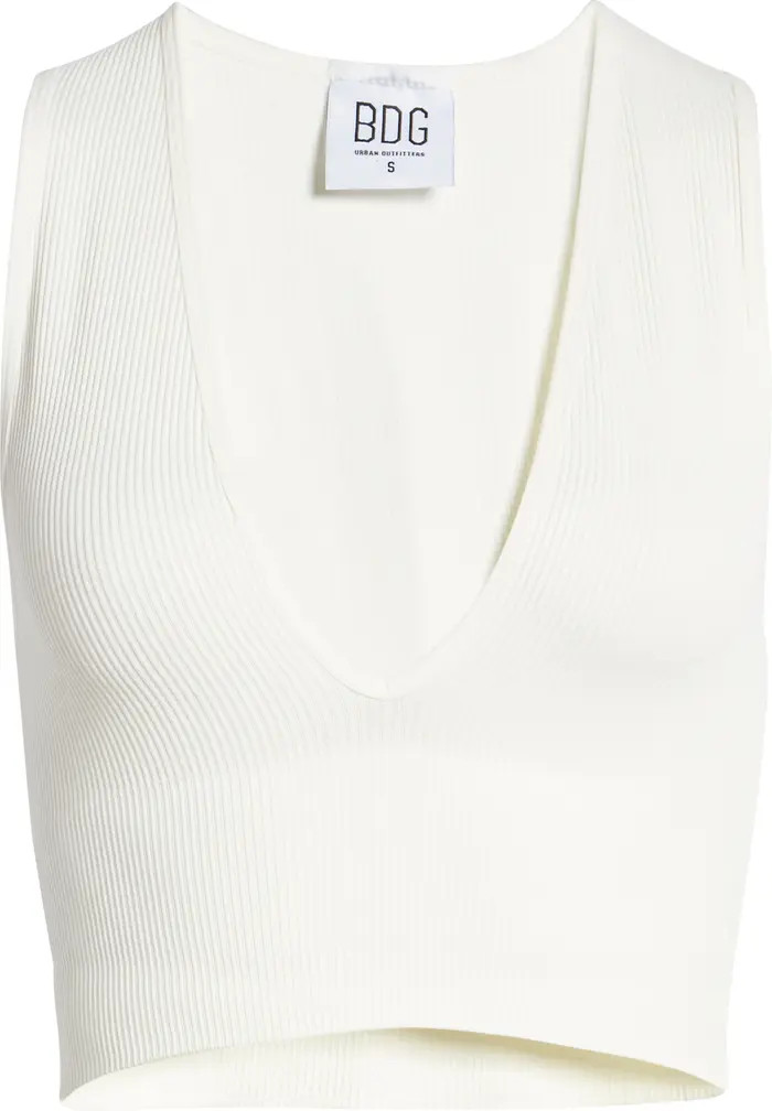 Josie Ribbed Sleeveless Crop Top | Nordstrom