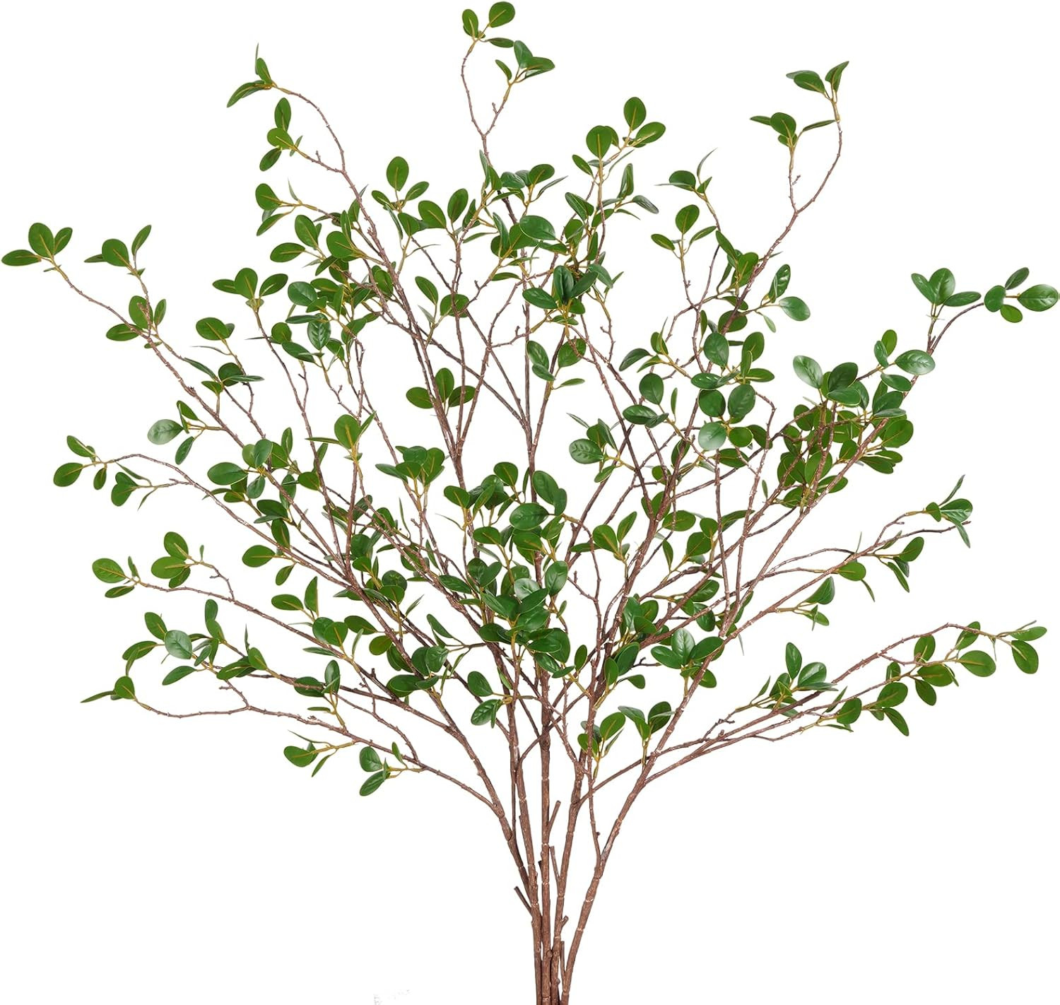 MARTINE MALL 5 Pcs Artificial Ficus Branches, 44'' Greenery Branches for Vase, Faux Silky Eucalyp... | Amazon (US)