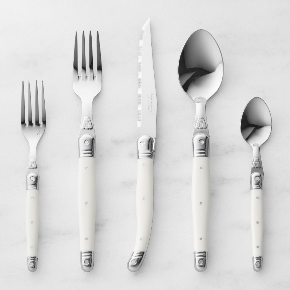Jean Dubost Laguiole Mid-Gauge 20-Piece Flatware Set | Williams-Sonoma