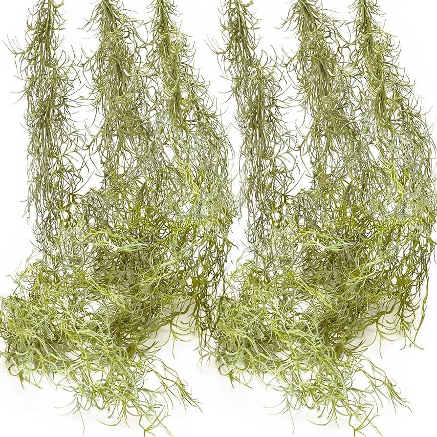 SEEKO Spanish Moss, Fake Moss for Artificial Hanging Plants & Moss for Plants - (6pck, 33" Long) ... | Amazon (US)
