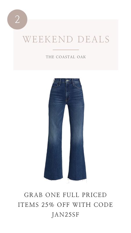 Save on one full priced item at Saks, like these Mother jeans 



#LTKsalealert #LTKstyletip #LTKFind