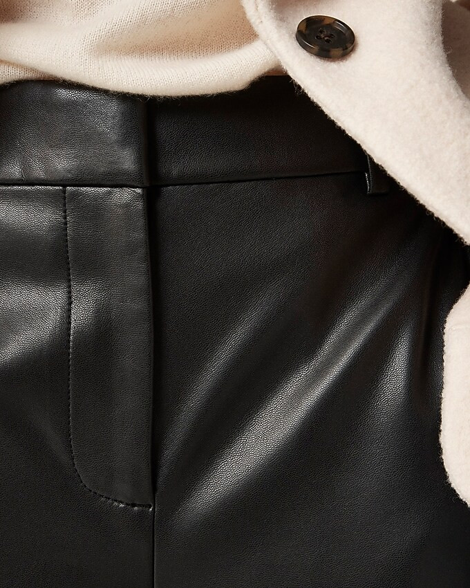 High-rise faux-leather short | J. Crew US