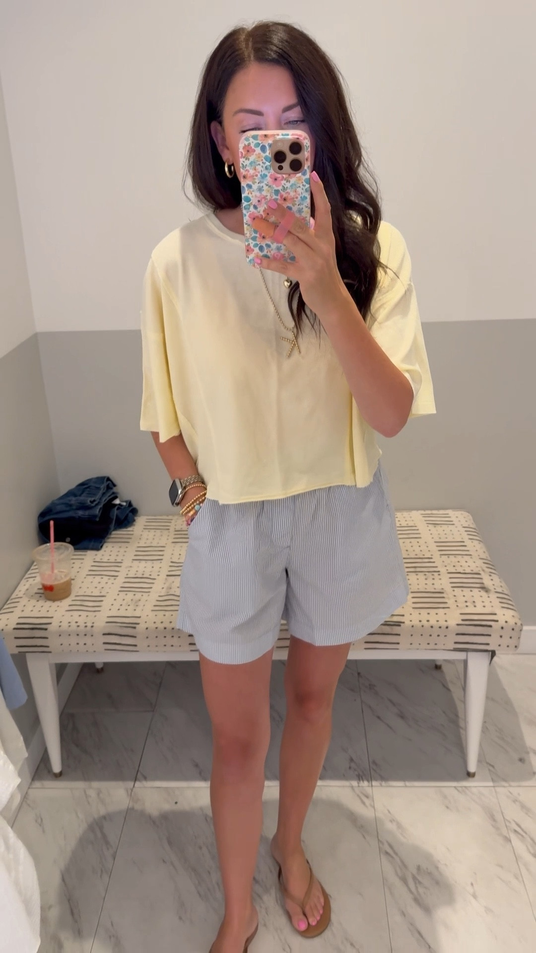 Medium tee-40% off
Shorts-small & 75% off!! Only $10!
Aerie summer outfit! 

#LTKSaleAlert #LTKSummerEdit #LTKSeasonal