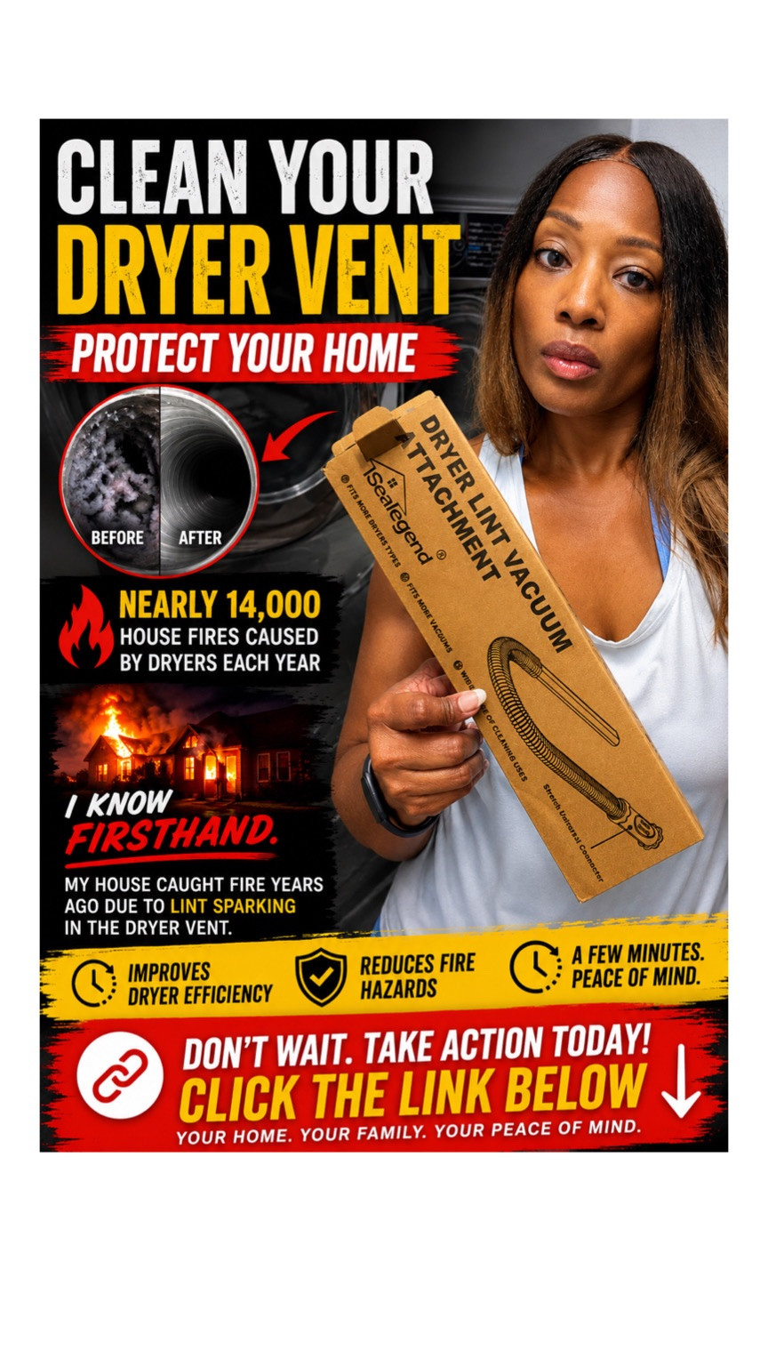 I never thought a dryer vent could become a fire hazard… until my house caught fire years ago due to lint sparking in the vent. Since then, I’ve taken dryer safety seriously, and this cleaning attachment makes it SO easy to remove hidden lint buildup. A few minutes of cleaning = peace of mind.

#LTKmomlife #LTKstorytime #LTKSaleAlert