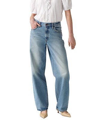 Premium Women's Mid-Rise Baggy Dad Jeans | Macy's