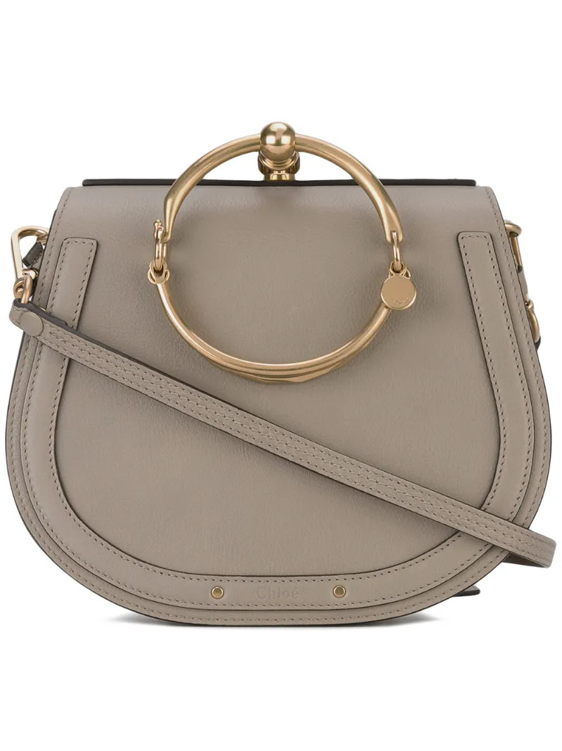 Chloé - medium Nile Bracelet shoulder bag - women - Leather - One Size, Nude/Neutrals, Leather | FarFetch US