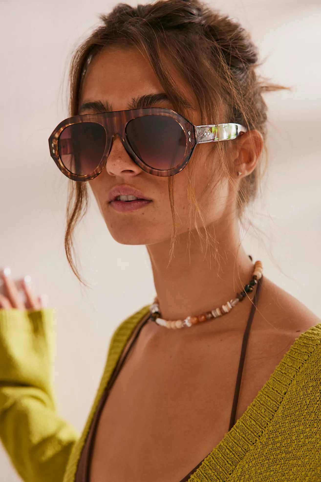 Cruise Oversized Aviator Sunglasses | Free People (Global - UK&FR Excluded)