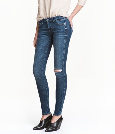 H&M Super Skinny Low Jeans $24.99 | H&M (US)