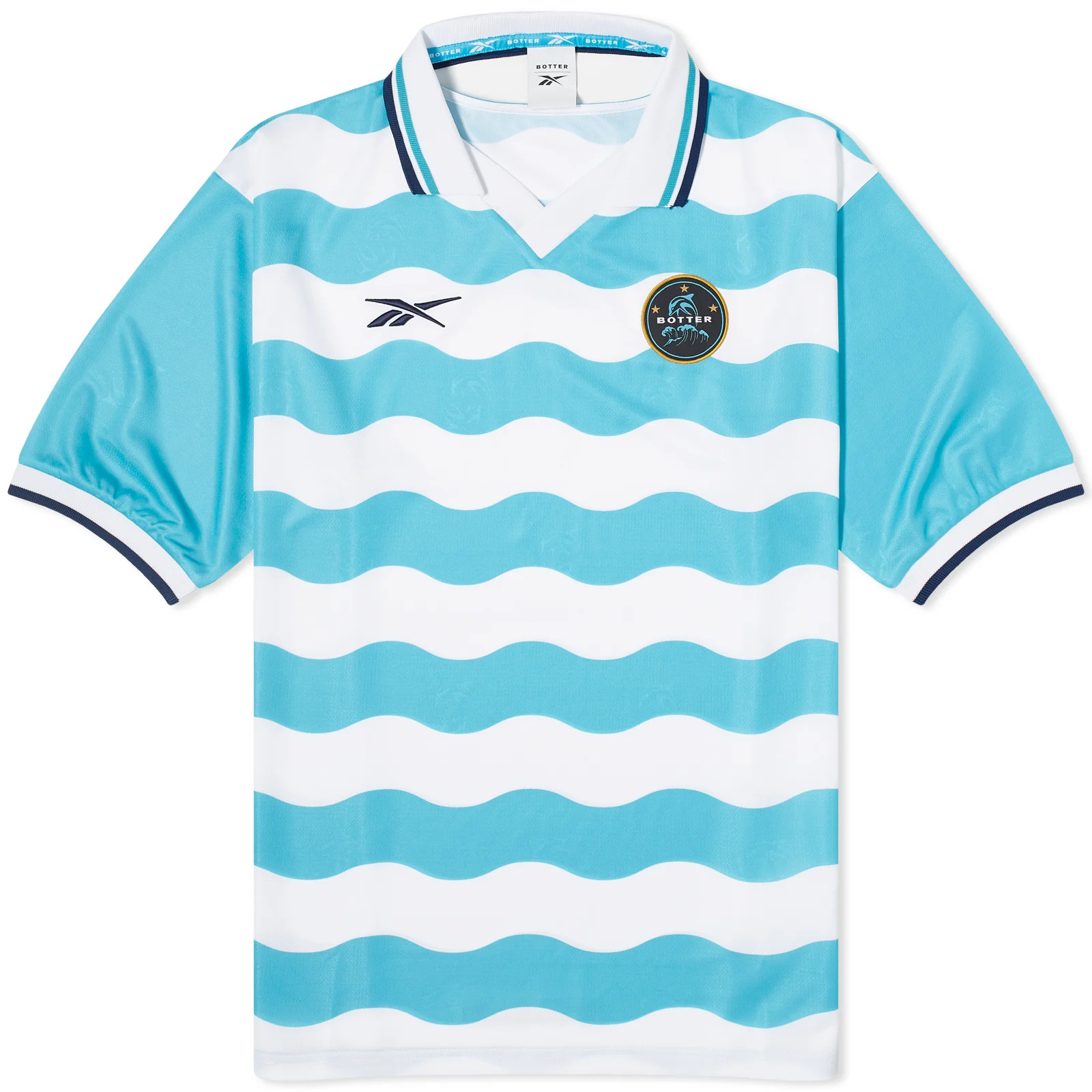 Botter x Reebok Football Top in Scuba Pop/White, Size Medium | END. Clothing | END. Clothing