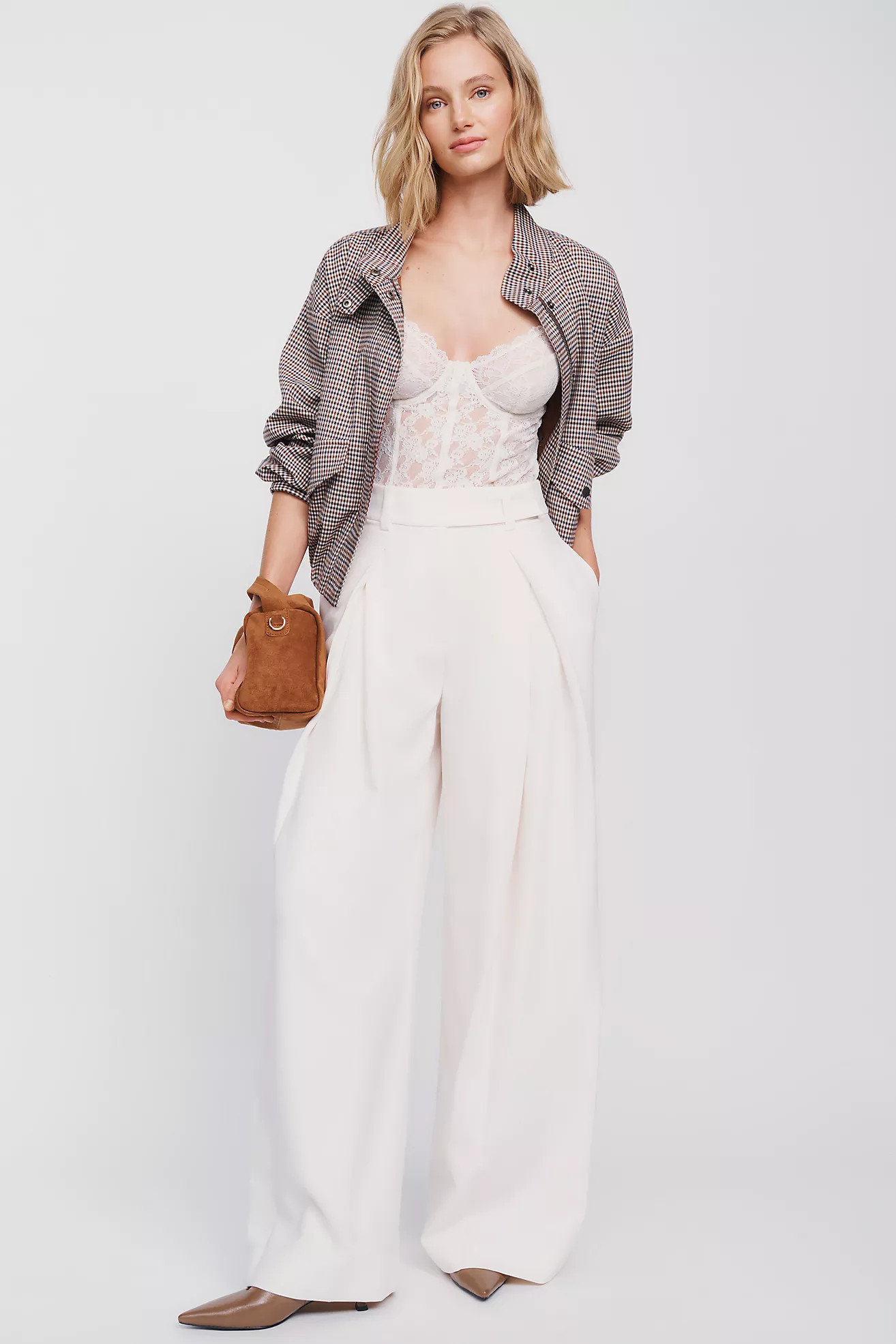 Pleats For Days Wide-Leg Pants | Anthropologie (US)
