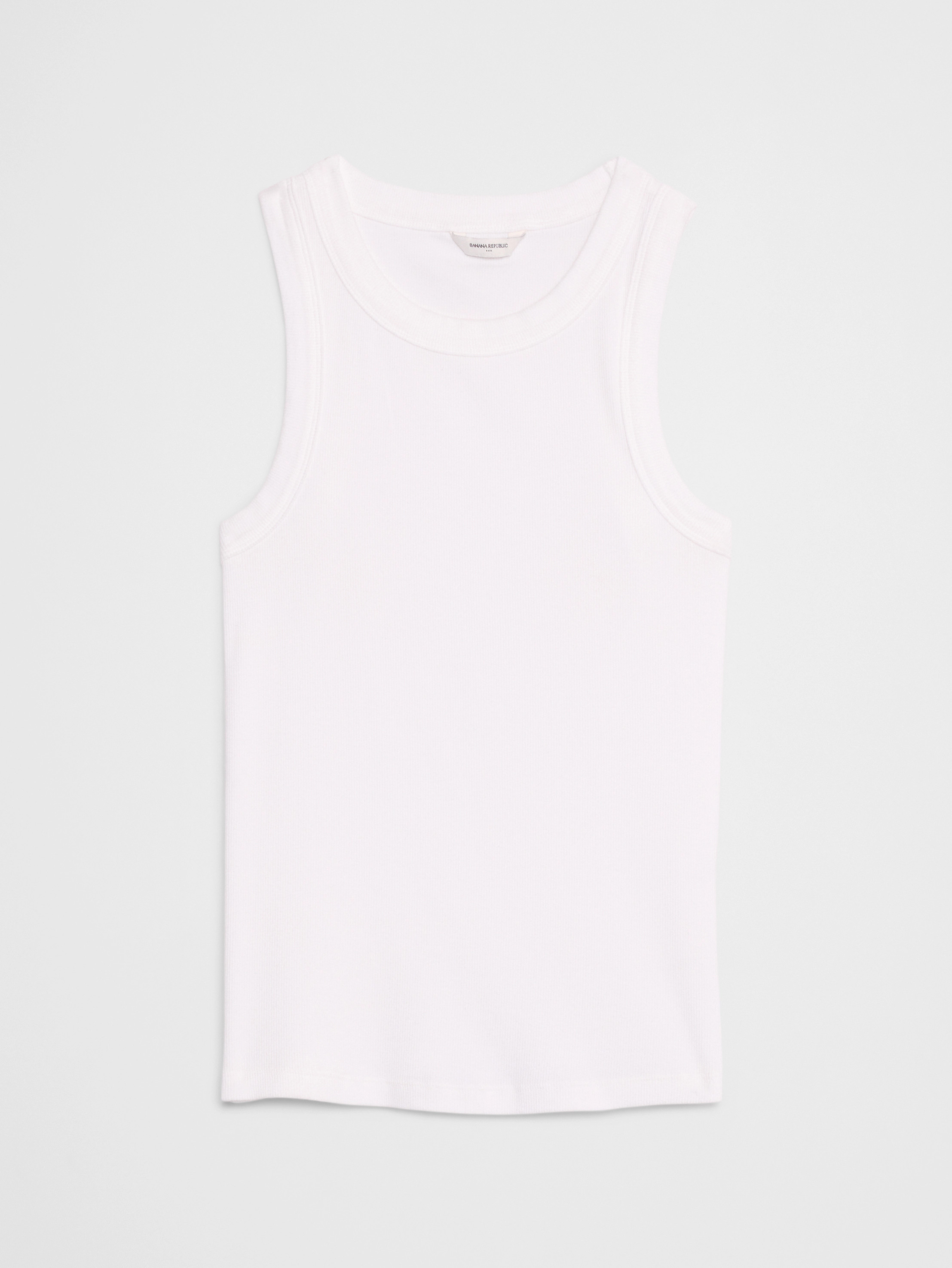 Ribbed Racer Tank | Banana Republic Factory