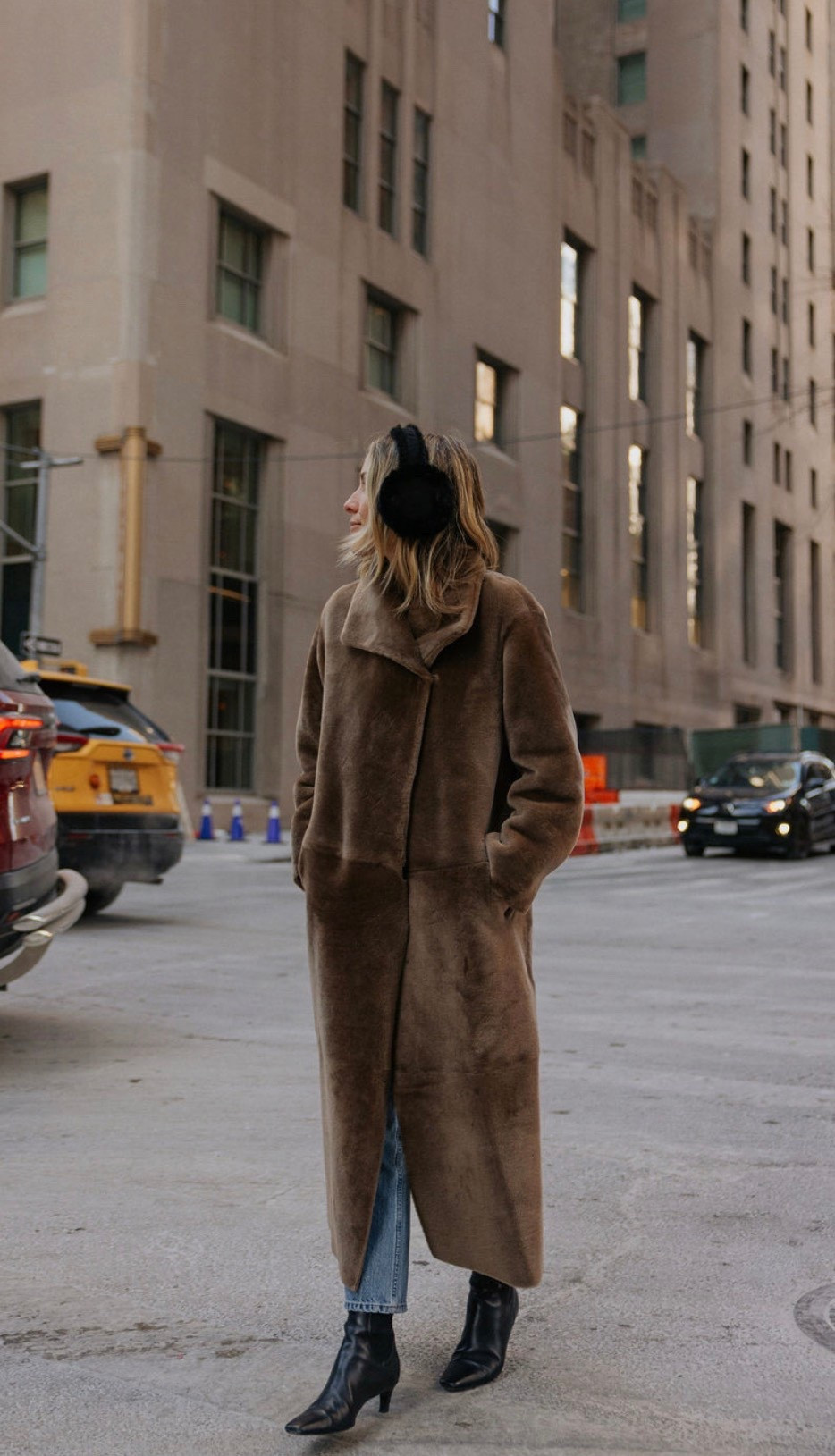 Negative temps in NYC. Coat is Nour Hammour

#LTKootd