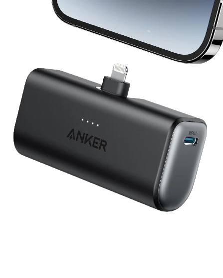 Anker Nano Power Bank, 5,000mAh, Built-In Lightning Connector, MFi Certified | Anker UK