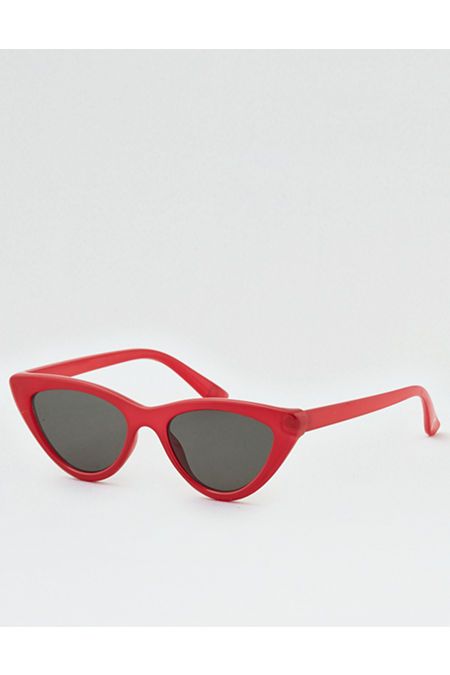 Red Cat Eye Sunglasses | American Eagle Outfitters (US & CA)