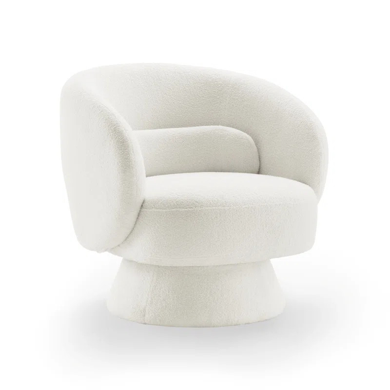 Saboor 30.7'' Wide Swivel Barrel Chair | Wayfair North America
