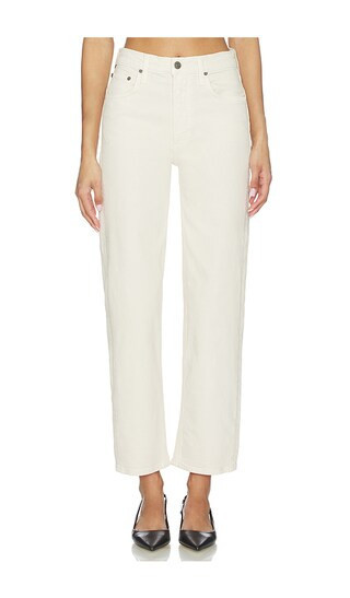 Citizens of Humanity Palma Straight Jeans in Cream. - size 32 | Revolve Clothing (Global)