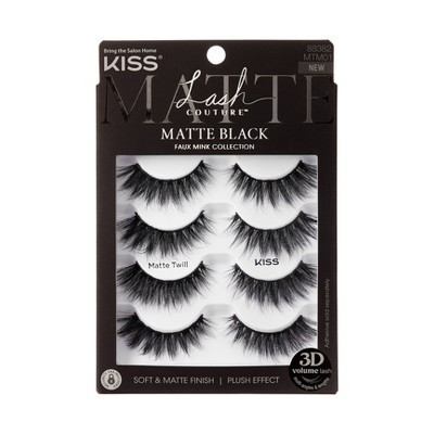 KISS Products False Eyelashes - Matte Twill - 8ct | Target