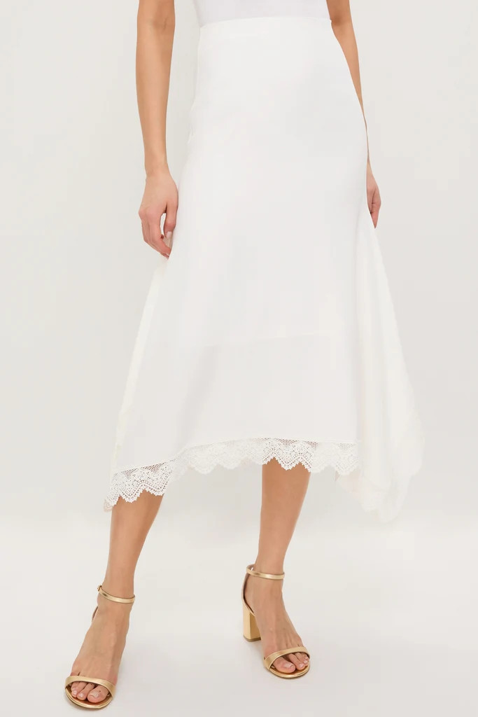 Ivory Pencil Midi Skirt | Tuckernuck (US)