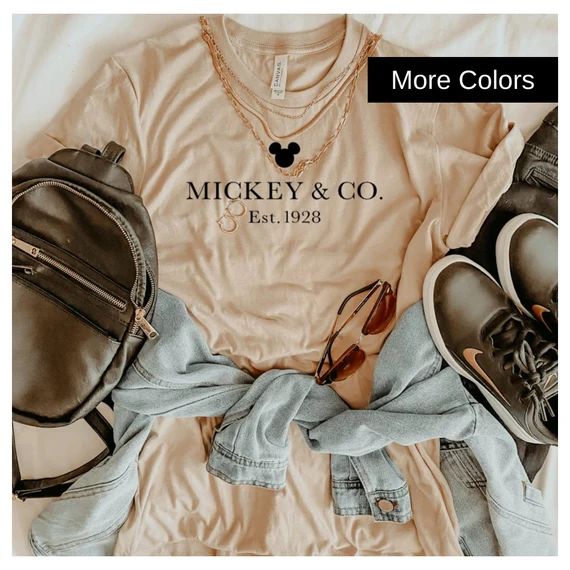 Mickey & Co T-shirt  Unisex T-shirt  Womens T-shirts  | Etsy | Etsy (US)