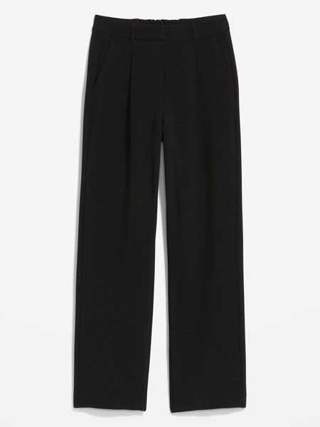Extra High-Waisted Pleated Taylor Wide-Leg Trouser Suit Pants for Women | Old Navy (US)