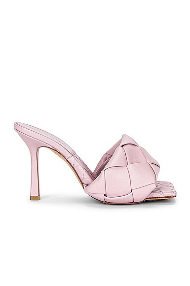 Bottega Veneta The Rubber Lido Sandals in Pink | FWRD 
