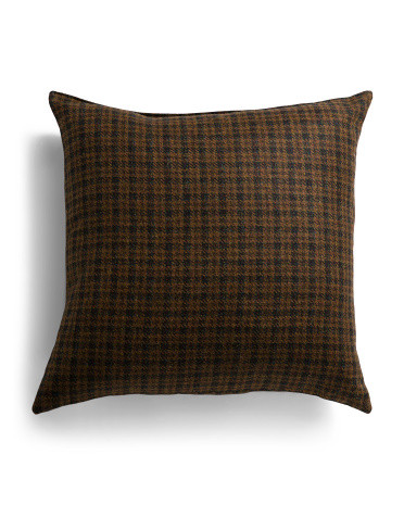 24x24 Oversized Luxury Blazer Plaid Pillow | TJ Maxx