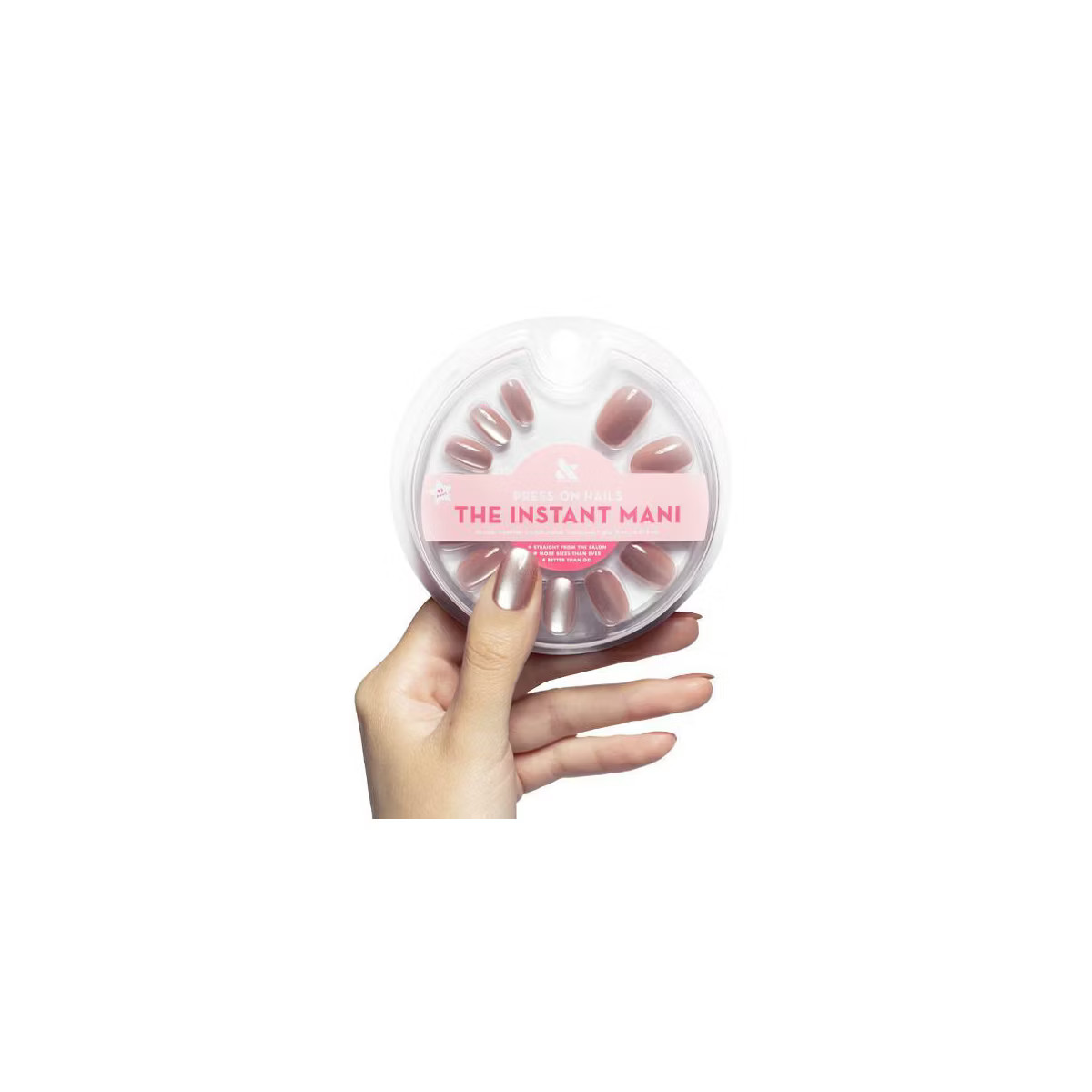 Olive & June Press-On Fake Nails - Short Round - Velvet HZ - 48ct | Target