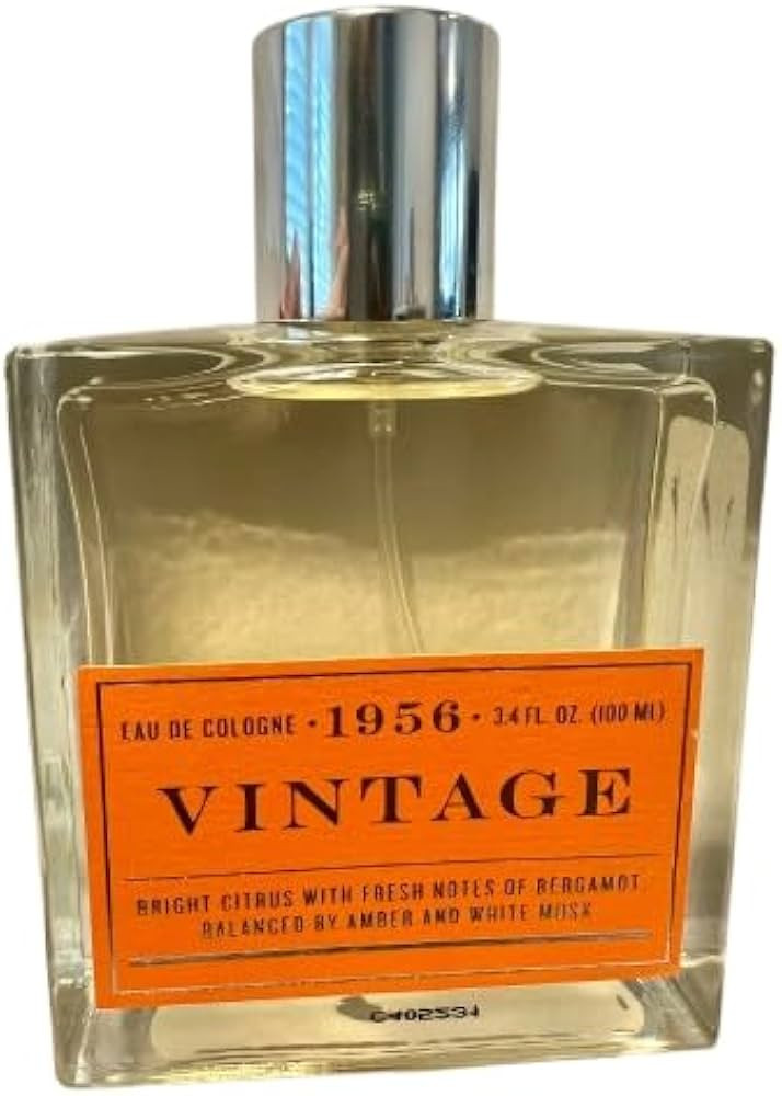 Vintage Eau de Cologne for Men, 1956, 3.4 FL OZ, 100 ml | Amazon (US)
