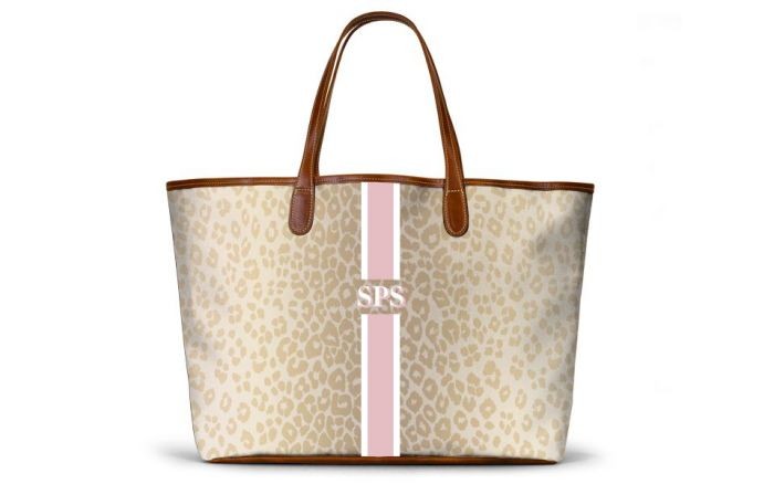 St. Anne Tote - Monogram Stripe | Barrington Gifts