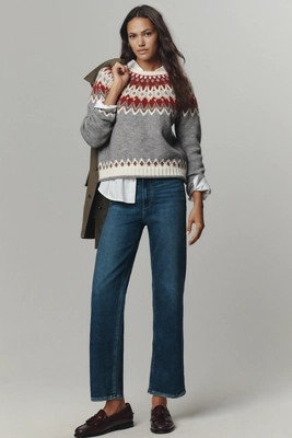 PAIGE Anessa High-Rise Straight Jeans | Anthropologie (US)