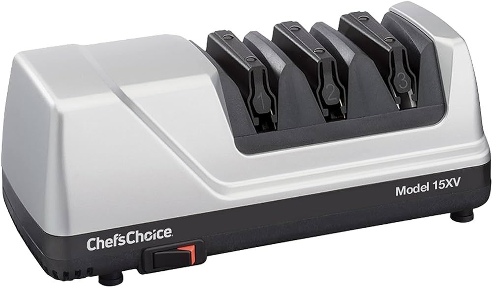 Chef’sChoice 15XV Professional Electric Knife Sharpener with 100-Percent Diamond Abrasives and ... | Amazon (US)