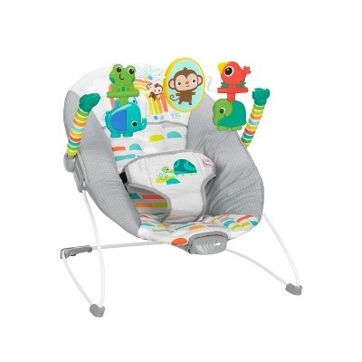 Bright Starts Playful Paradise Vibrating Baby Bouncer with Toys | Target