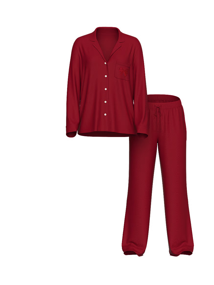 Buy Modal Soft Long Pajama Set, Print - Order Pajamas Sets online - Victoria's Secret US | Victoria's Secret (US / CA )