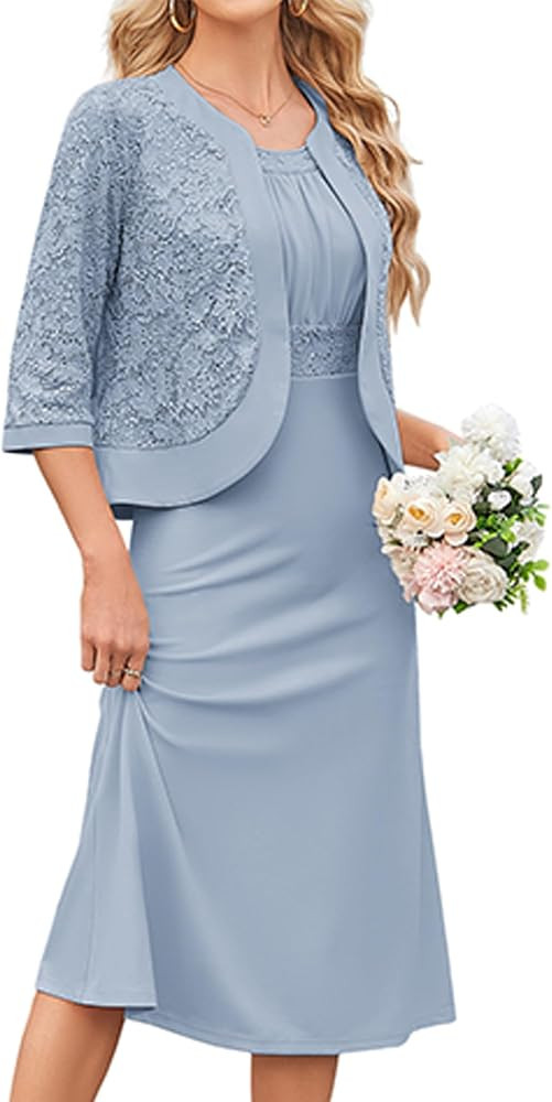 GRACE KARIN Women's Formal Wedding Guest Dress Mother of the Bride Dress | Amazon (US)