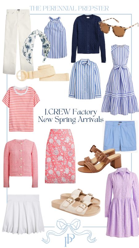 Spring arrivals from JCrew factory! Use code SHOPNOW for 20% off all orders over $125! #springoutfits #easterdresses #easteroutfits #springdresses #preppyoutfits #classicstyle #floral #stripes 

#LTKsalealert #LTKstyletip #LTKSeasonal