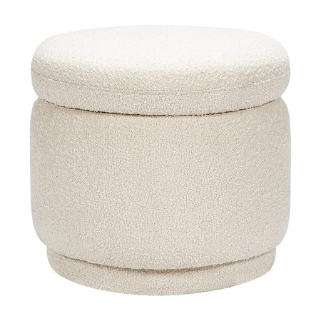 Babyletto Enoki Storage Ottoman in Ivory Boucle Greenguard Gold and CertiPUR-US Certified | Walmart (US)