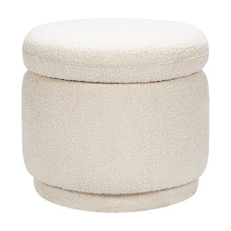 Babyletto Enoki Storage Ottoman in Ivory Boucle Greenguard Gold and CertiPUR-US Certified | Walmart (US)