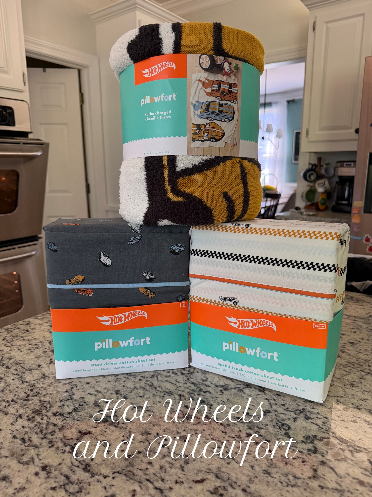 One of our favorite bedding brands and our favorite toy company have collaborated to bring the coolest bedroom decor for little boys!