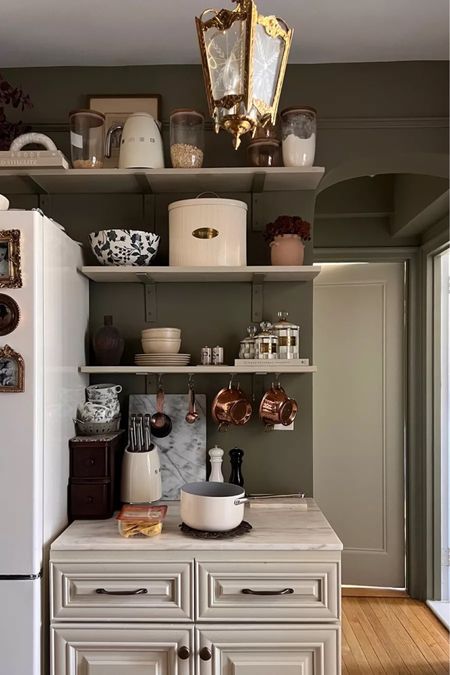 In the kitchen - kitchen essentials, kitchen decor, floating shelves 

#LTKhome