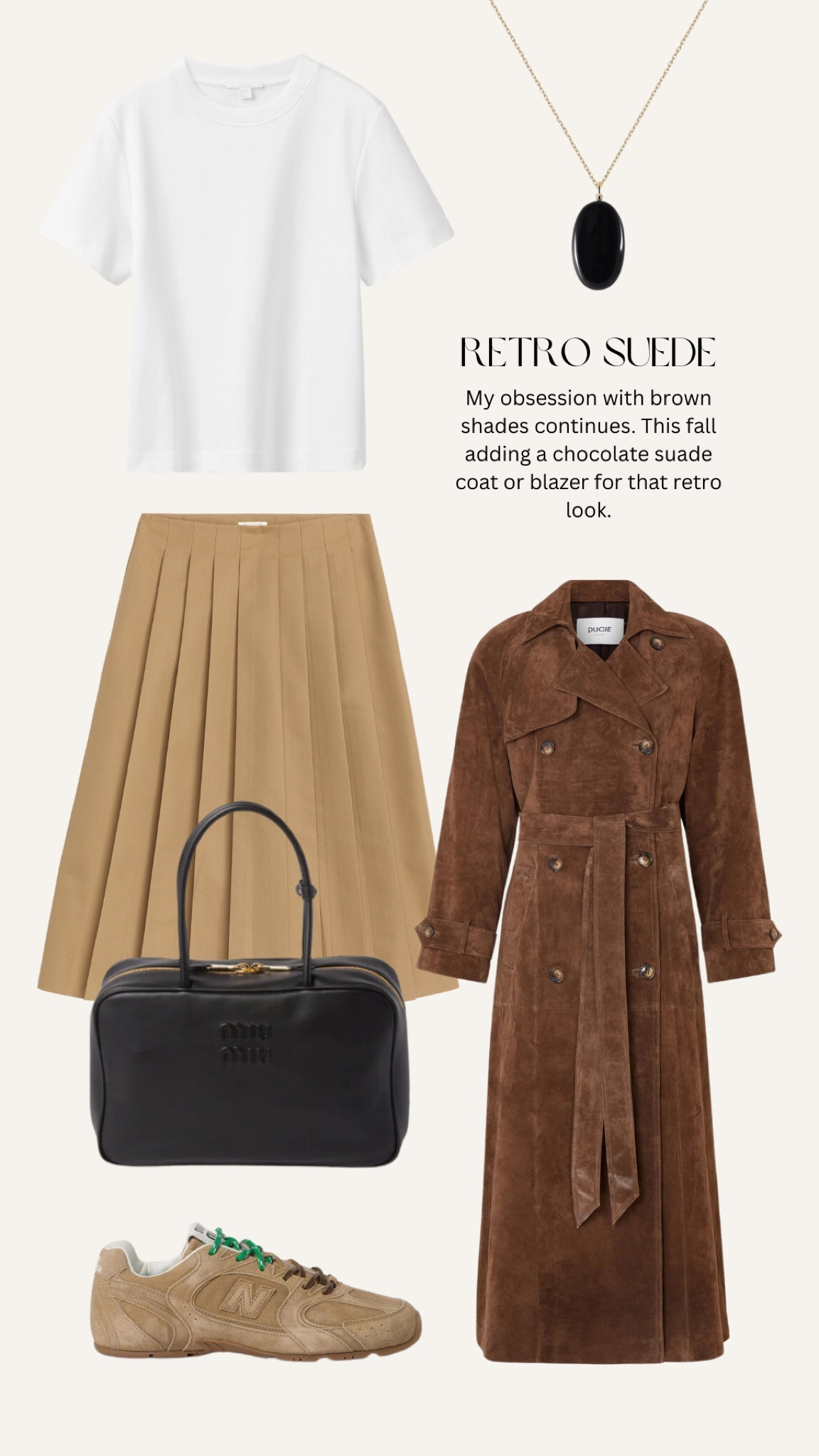 Fall Look No.1 - suade coat, pleated midi skirt, Miu Miu hottest accessories and forever favourite Cos t-shirt 

#LTKworkwear #LTKeurope #LTKautumn