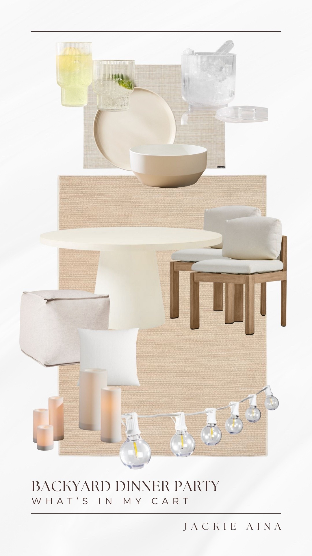 Backyard dinner party inspo! What’s in my cart!

#LTKHome #LTKStyleTip #LTKParties