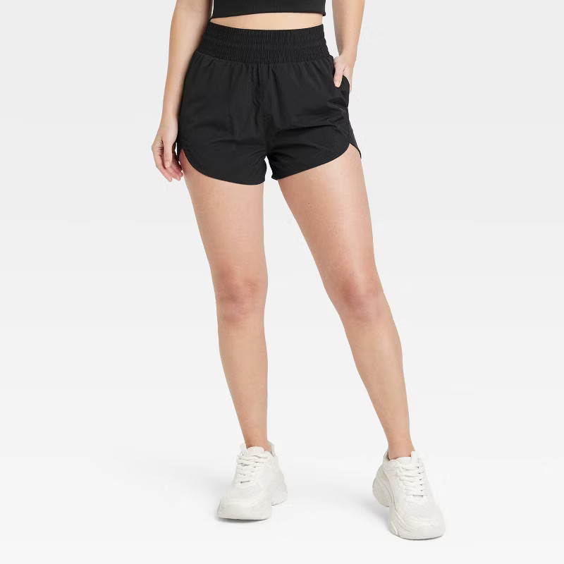 Women's High-Rise Crinkle Shorts - All in Motion™ | Target