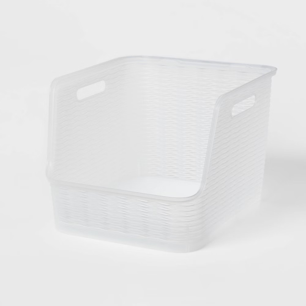 Wave Open Front Bin Translucent - Brightroom | Target