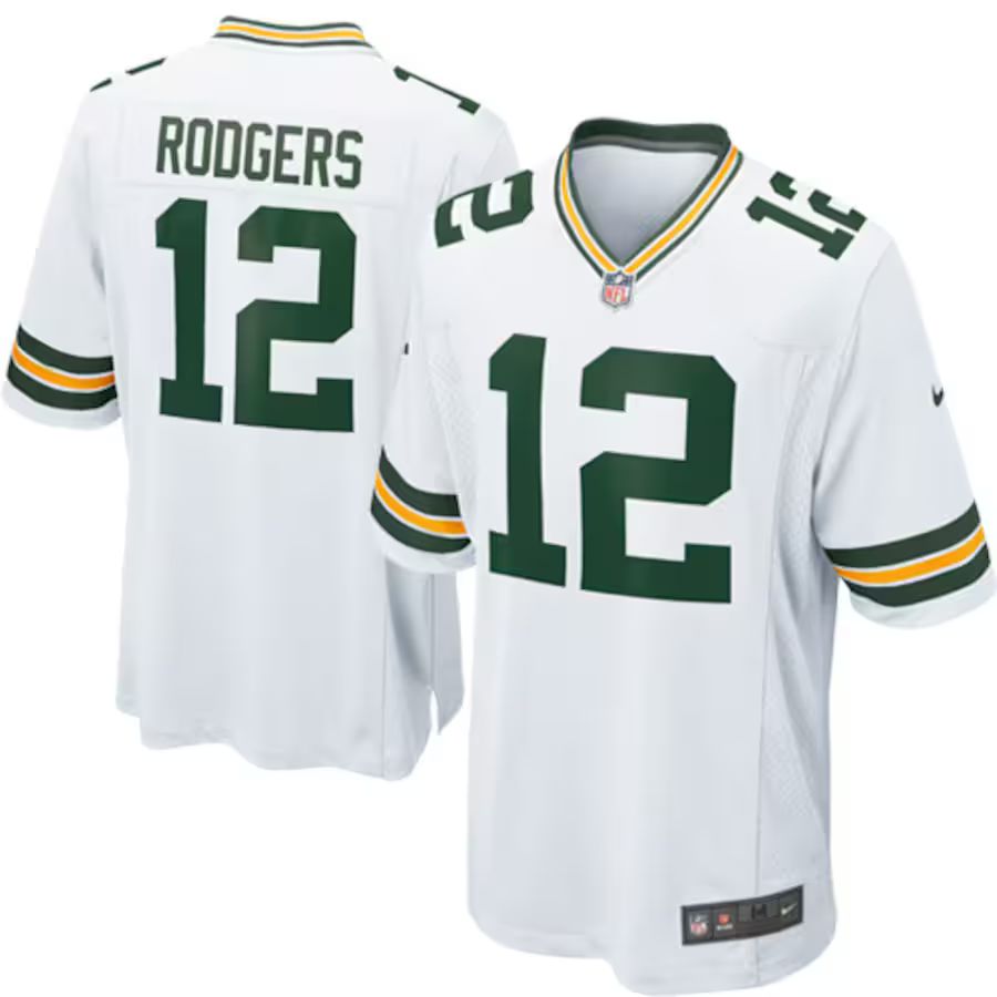 Aaron Rodgers Green Bay Packers Nike Youth Game Jersey - White | Fanatics