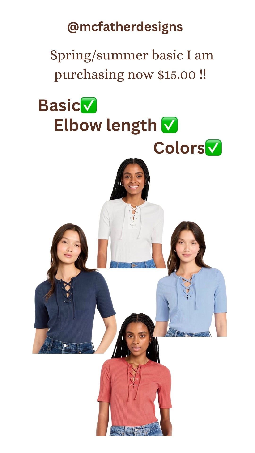 Prefect basic for Spring and Summer that I am purchasing now! At $15.00 !!  Comes in tall , Reg. And petite!! 

#LTKOver40 #LTKPetite #LTKSaleAlert