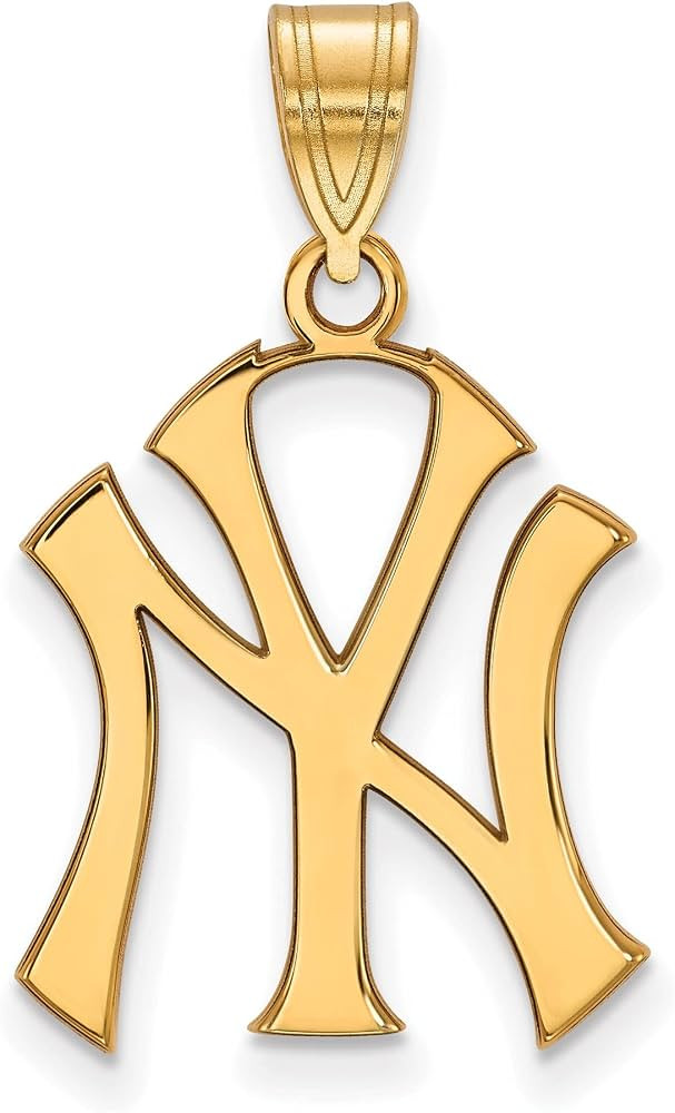 New York Yankees "NY" Logo Large Pendant | Amazon (US)