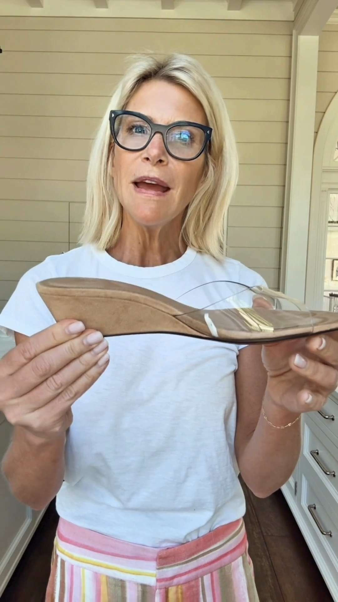 The Clear Wedge Sandals I’m Wearing on Repeat 

 #LTKootd #LTKSeasonal #LTKOver40
