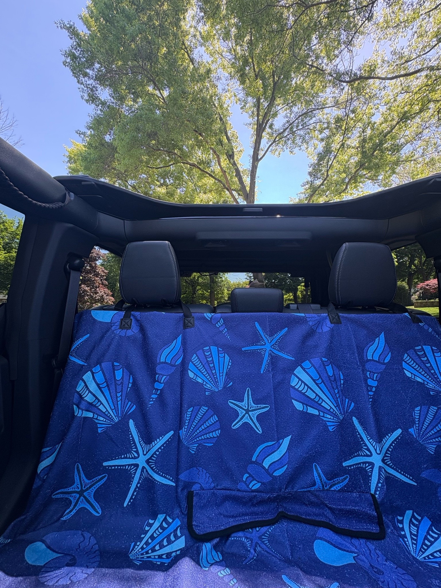 Towel seat covers for summer! ☀️