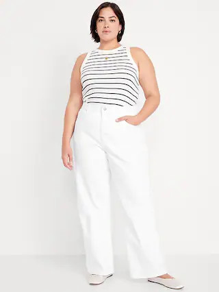 Extra High-Waisted Wide-Leg Jeans | Old Navy (CA)